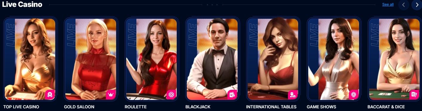 Boomerang Bet Live Casino